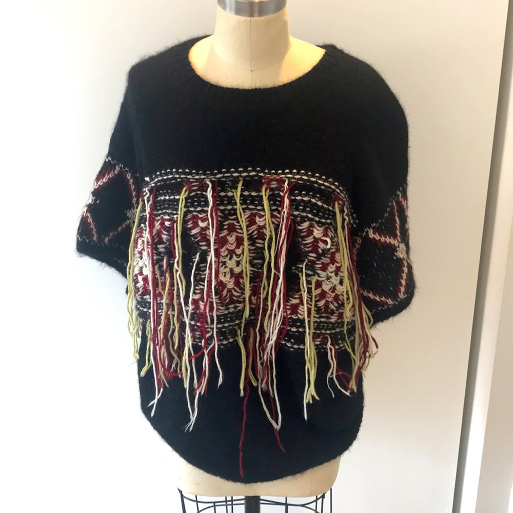 Isabel Marant Etoile OS fringed sweater